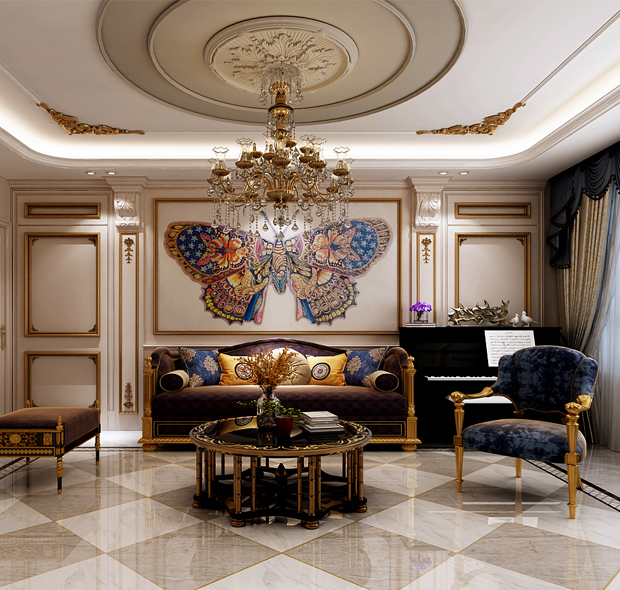 匯龍·玖璽首府-法式風格-悠然生活-139㎡三居室